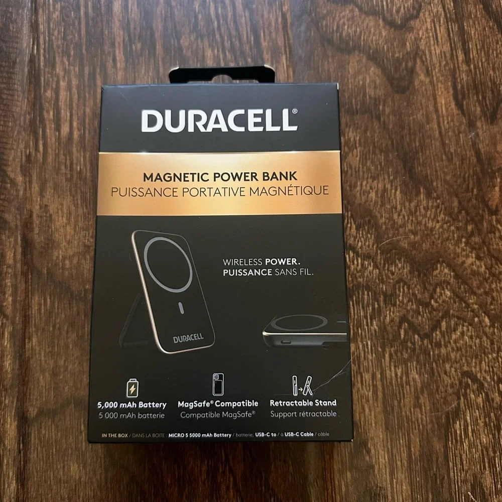 Duracell Black Magnetic Power Bank